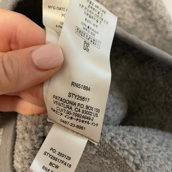 PATAGONIA BETTER SWEATER 1/4 ZIP PULLOVER XS WOMENS GREY - Picture 5 of 9